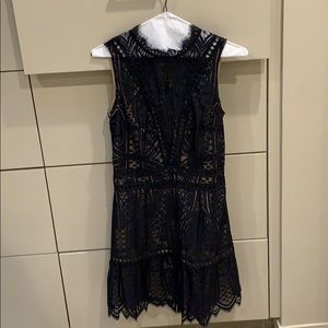 Saylor Black lace dress